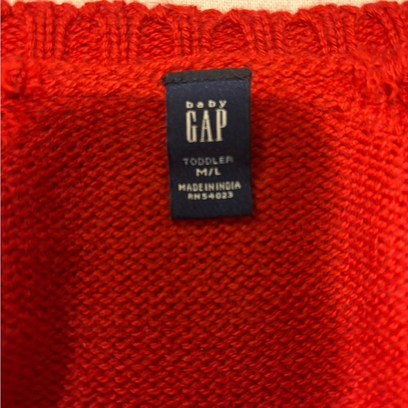 Baby Gap Red dress. Velvet with sweater included  #xmas - Picture 8 of 8